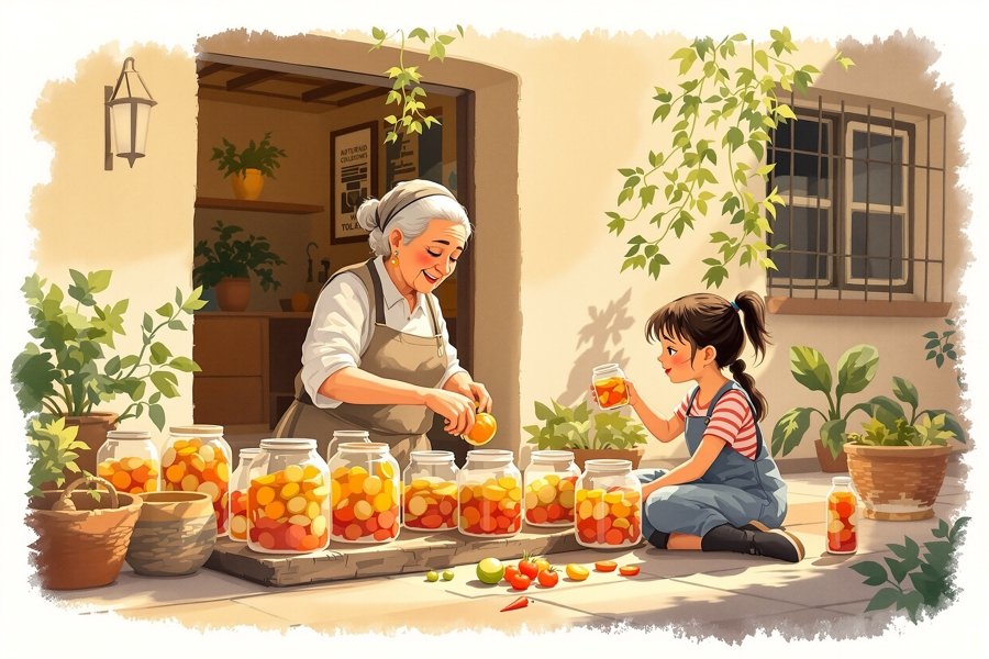 外婆的菜园剧照2